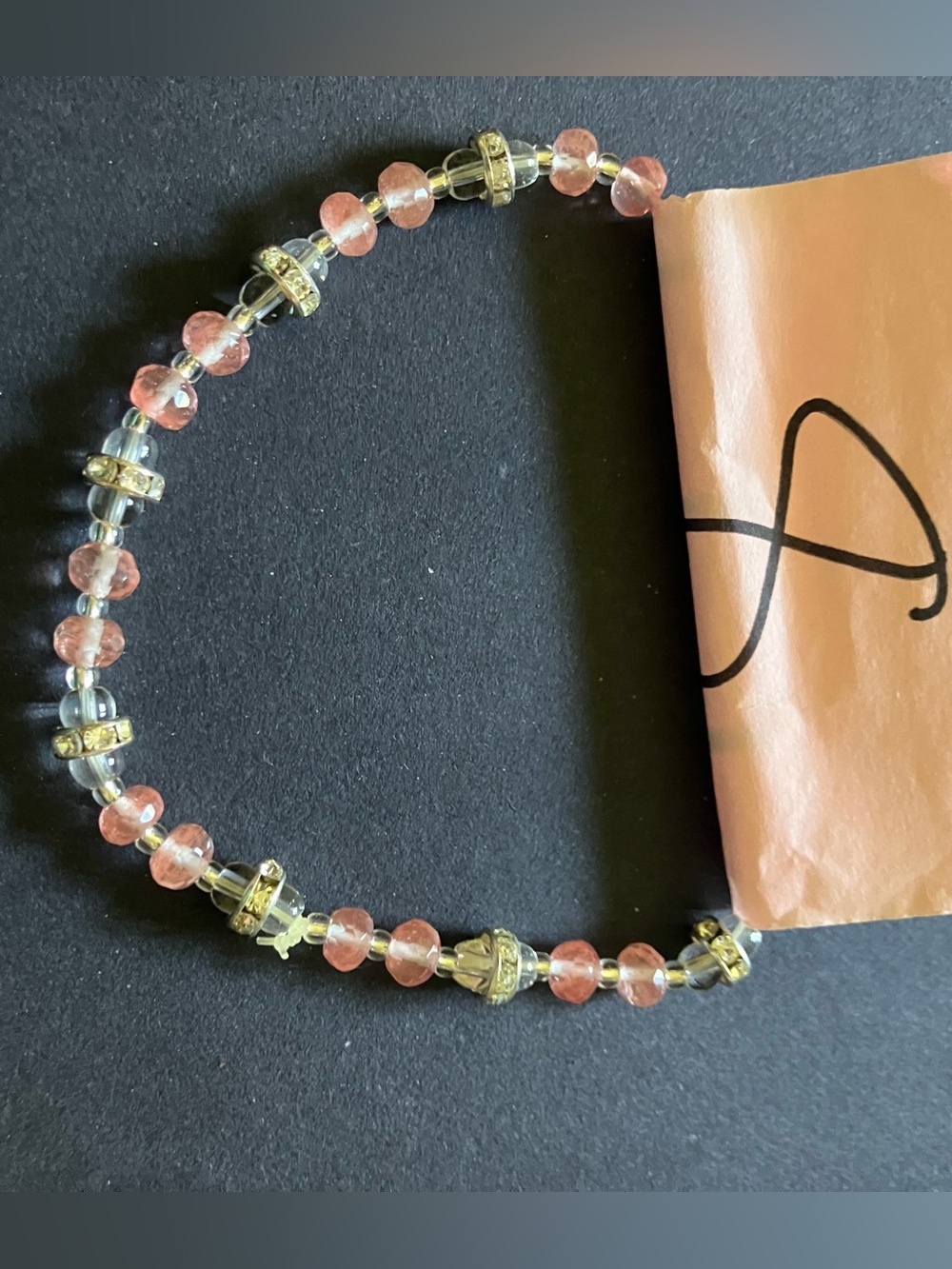 #8 handmade Swarovski bracelet